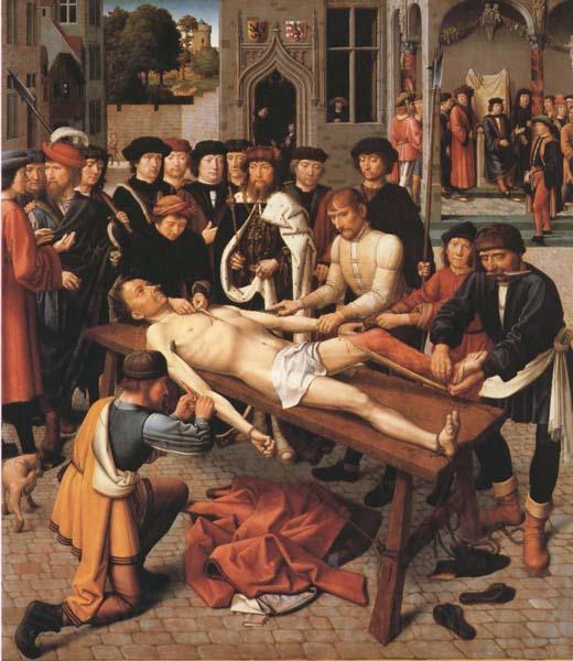 Gerard David The Flaying of the Corrupt Judge Sisamnes (mk45) Spain oil painting art